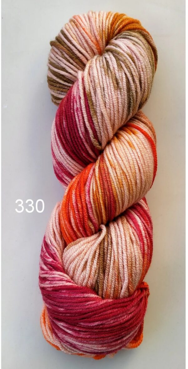 Hand Painted Super Fine Merino 8ply - Image 2