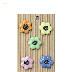 5 Buttons per card. Garden Themed