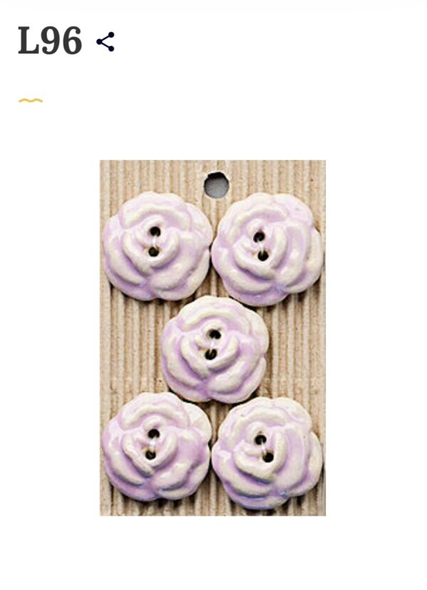 5 Buttons per card. Garden Themed - Image 4