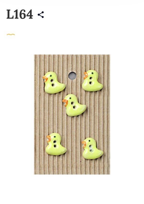 5 buttons per card. Bird themed - Image 2