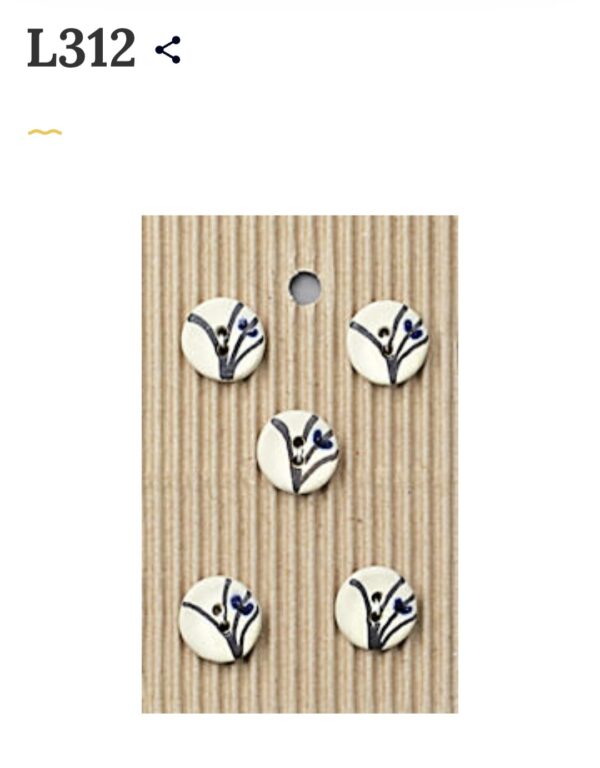 5 Buttons per card. Garden Themed - Image 7