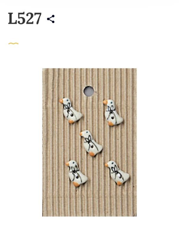 5 buttons per card. Bird themed - Image 5