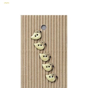 5 buttons per card. Bird themed