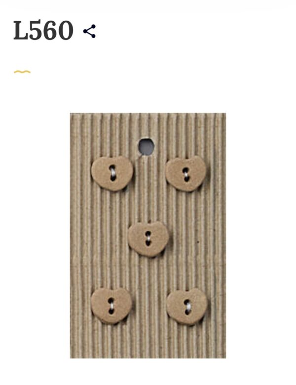 5 Buttons per card. Hearts - Image 12