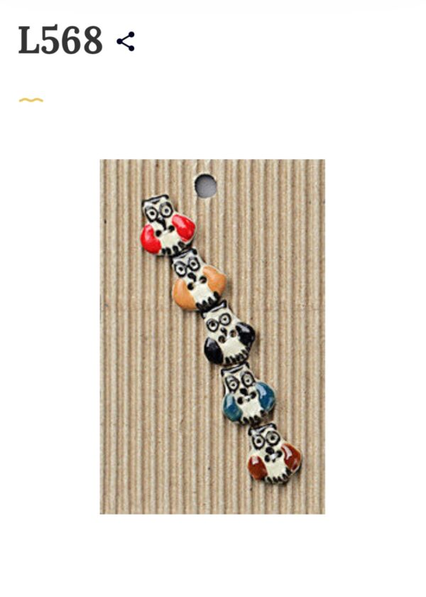 5 buttons per card. Bird themed - Image 13
